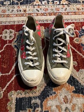 Comme Des Garcons Play X Converse Men’s 8 Women’s 10